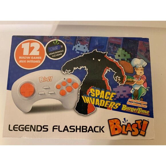 Legends Flashback Blast 12 Built In Games Space Invaders & More HDMI Plug N Play - Picture 2 of 8